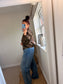 Camo Military Jacket - Brown