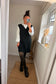 Chunky Knit Tank Top - Black (2 sizes)