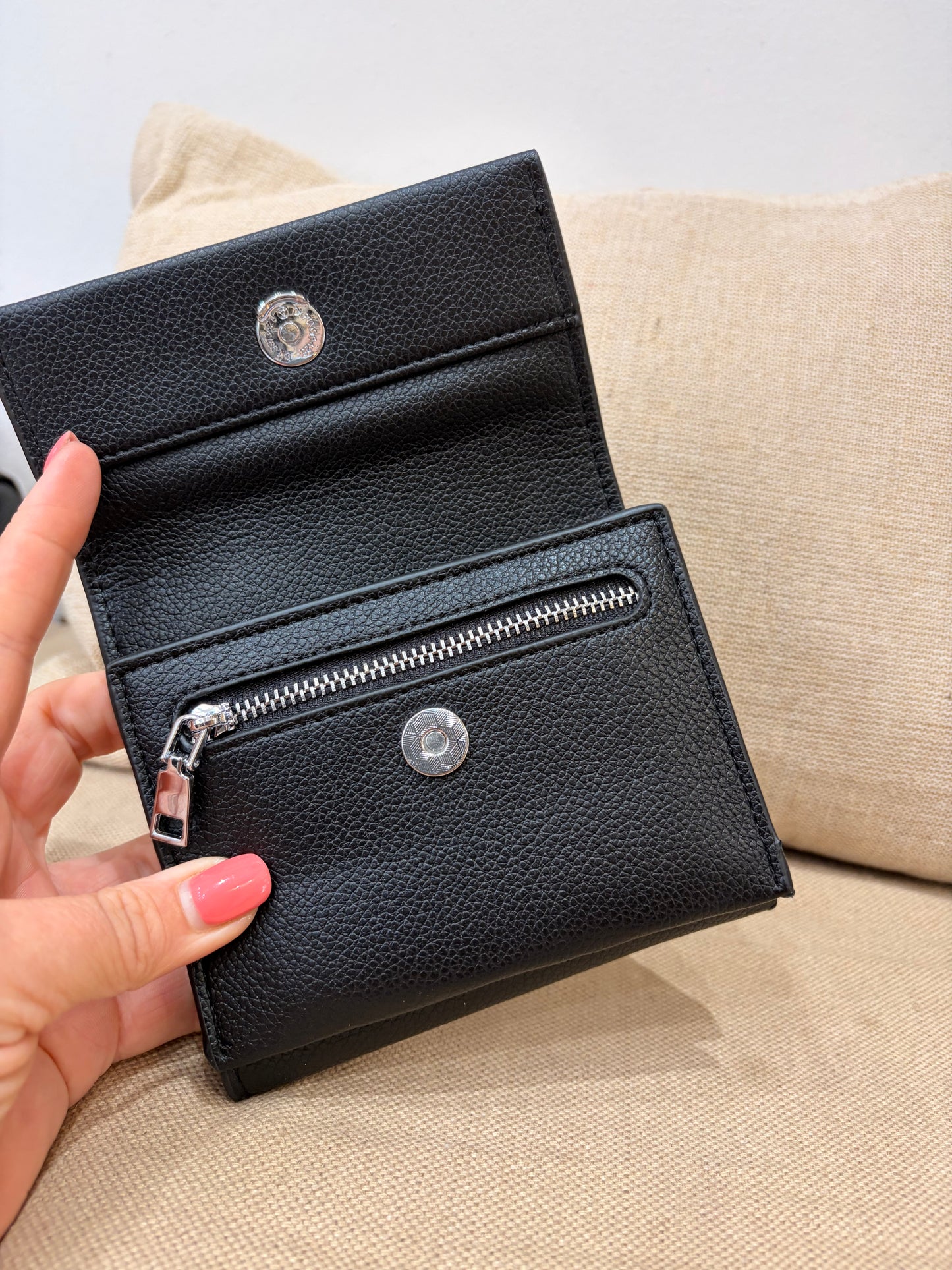 Fold-over Purse - Black