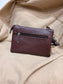 Triple Compartment Bag - Brown