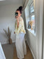 Floral Rara Top - Lemon