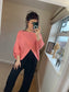 Wrap Knit - Coral