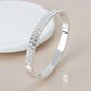 Peace of Mind - Silver Plated Bangle
