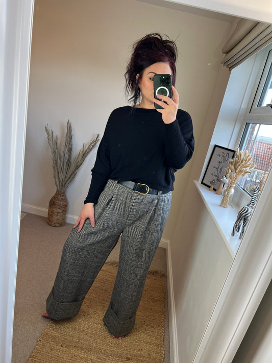 Checked Trousers