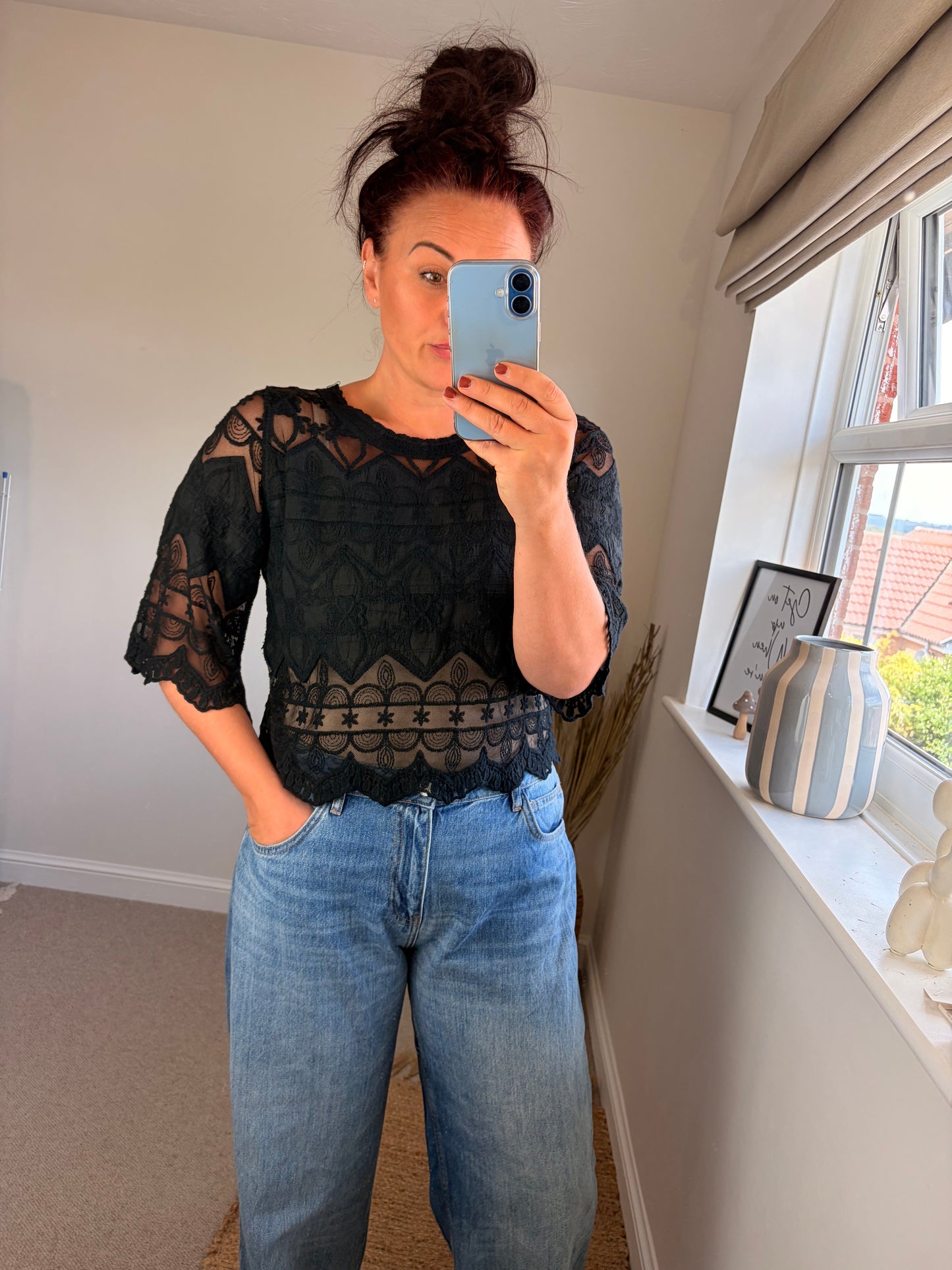 Lace Top - Black