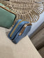 Clasp Purse with Cardholder - Cornflower Blue